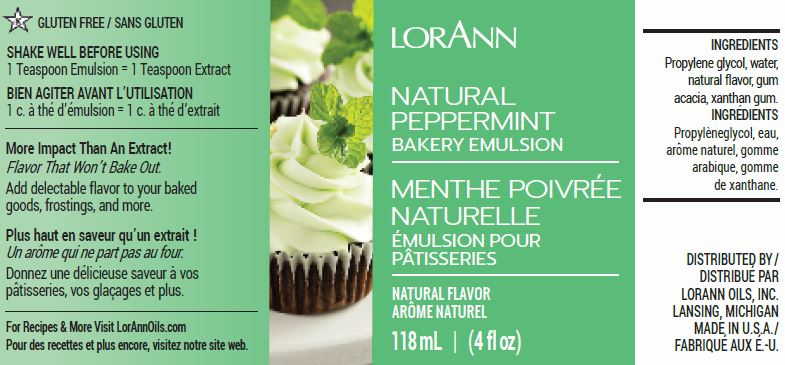 Peppermint Bakery Emulsion 4 oz.