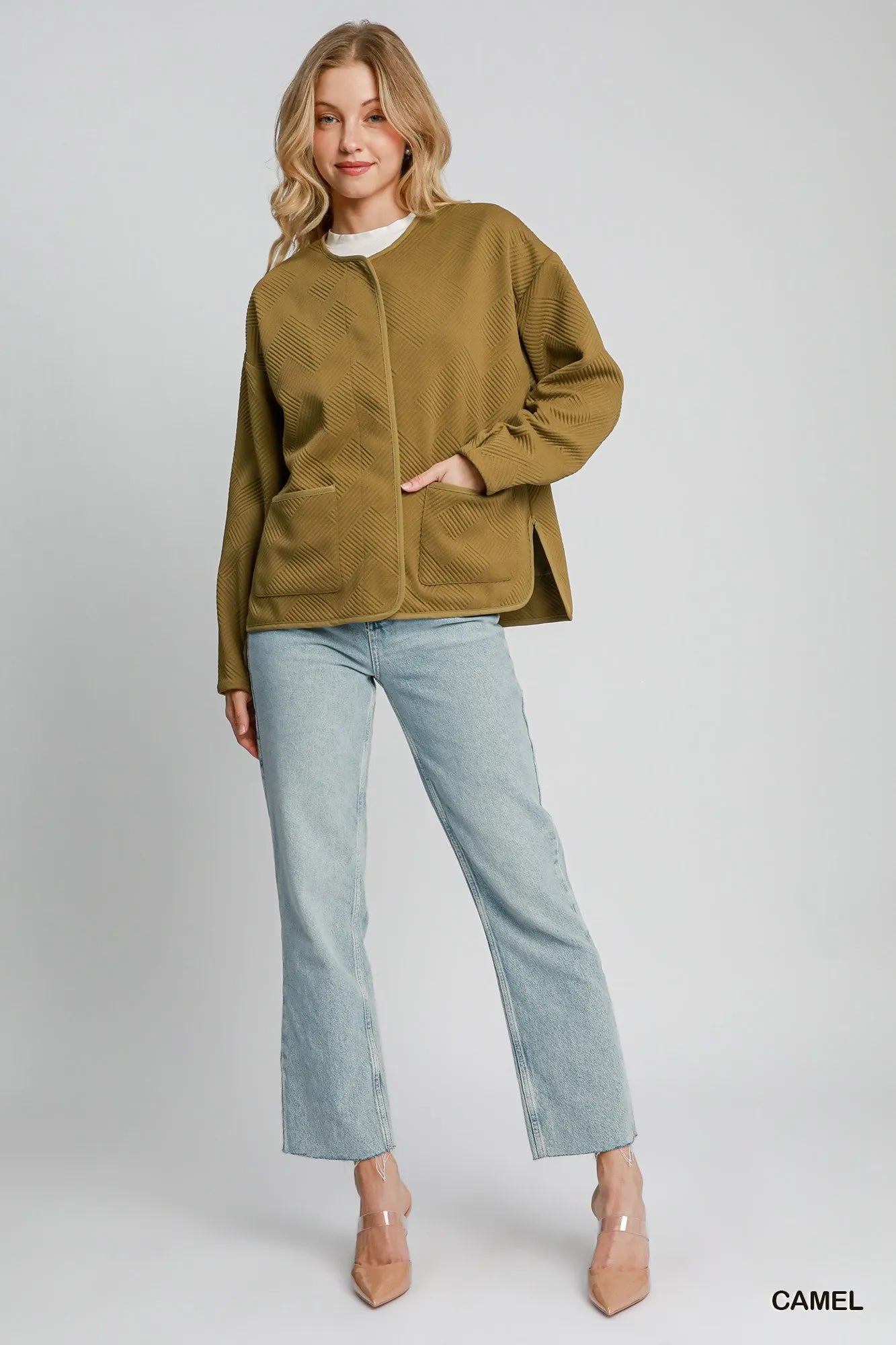 Textured Jacquard Jacket