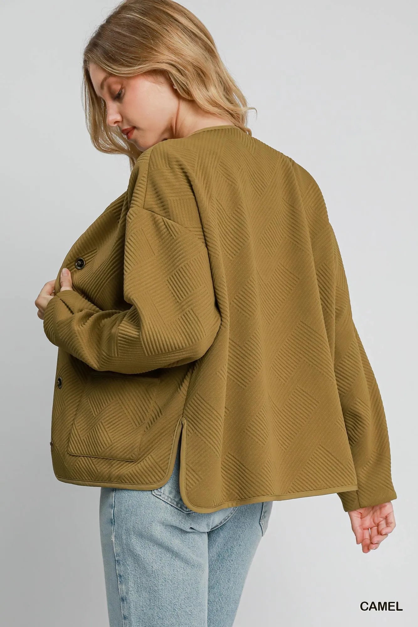 Textured Jacquard Jacket