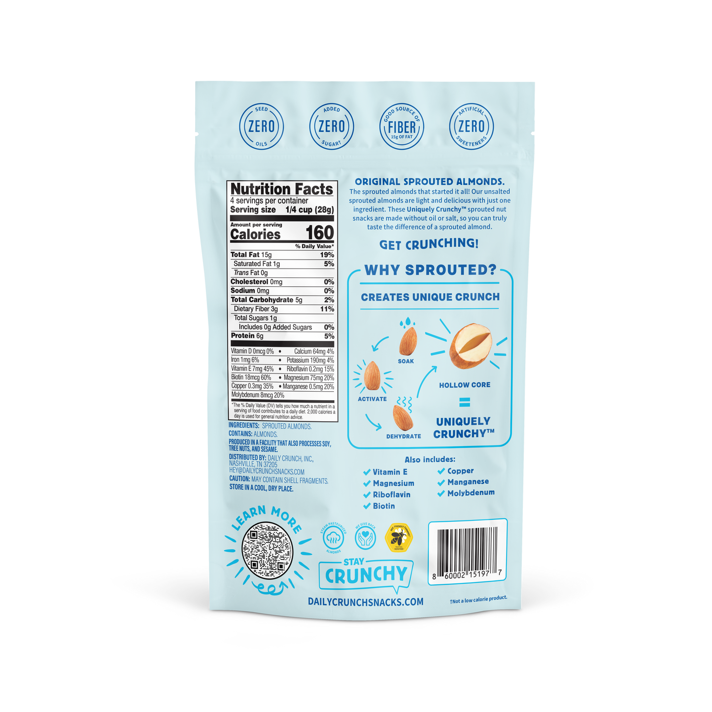 UNSALTED ALMONDS