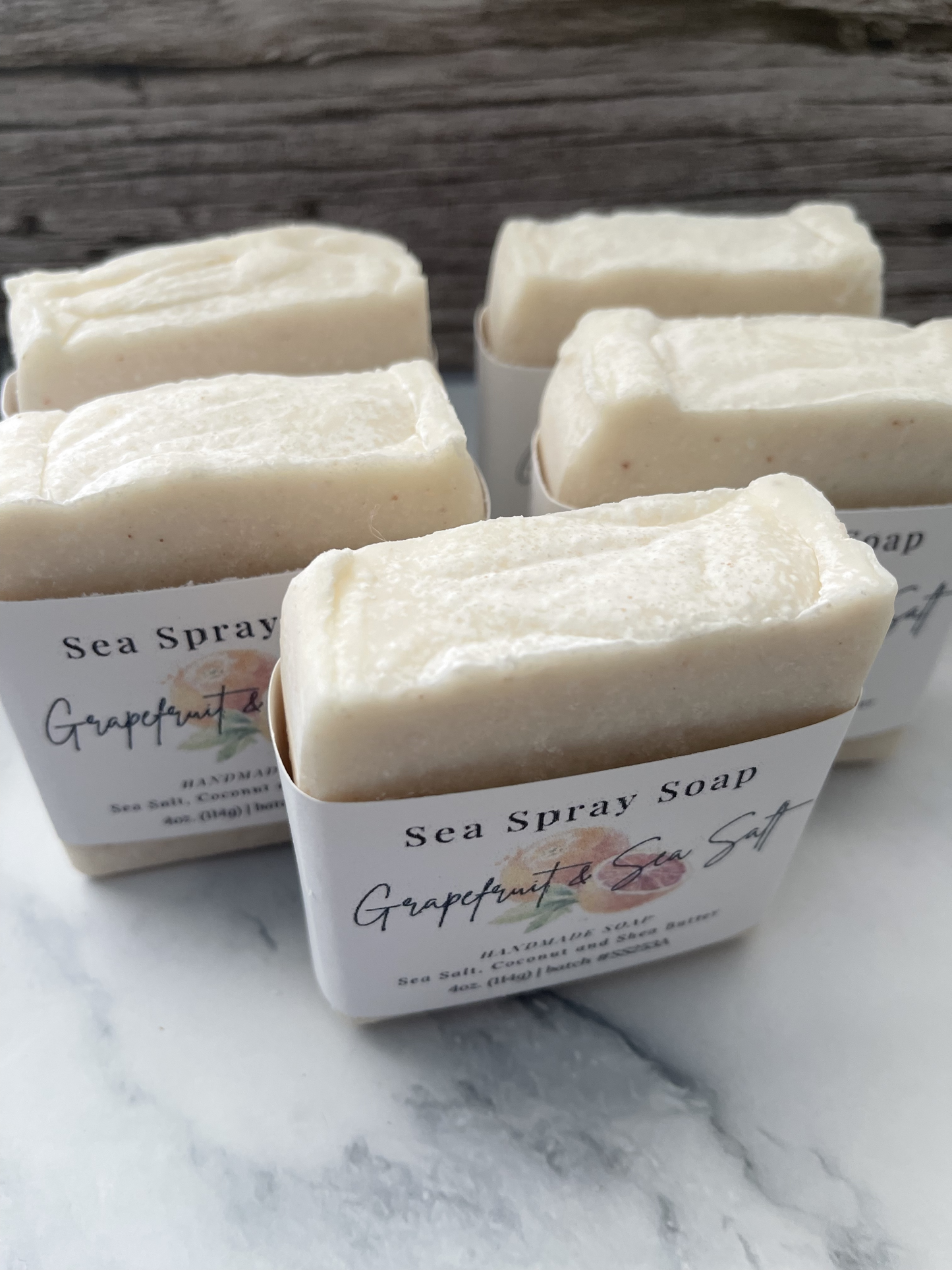 Grapefruit & Sea Salt Exfoliating Soap Bar