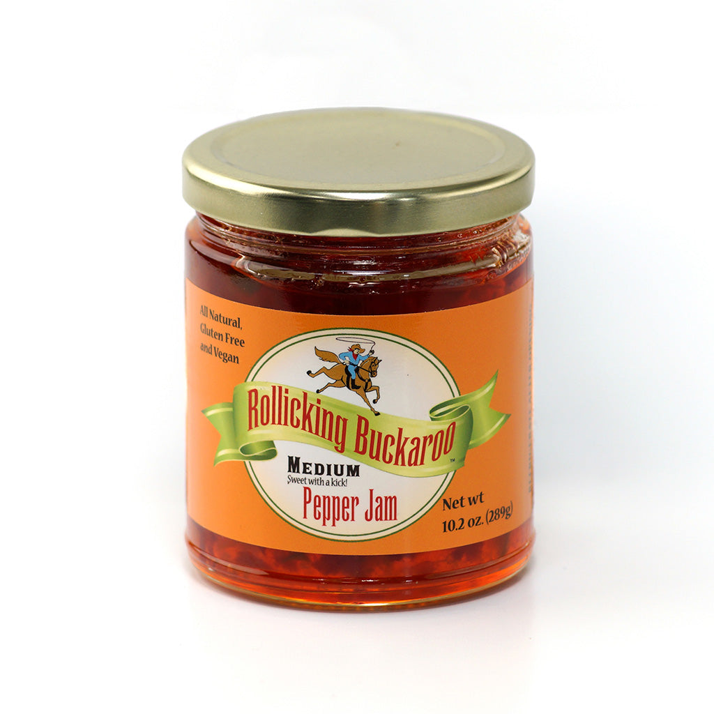 Rollicking Buckaroo Medium Pepper Jam "Sweet with a Kick"