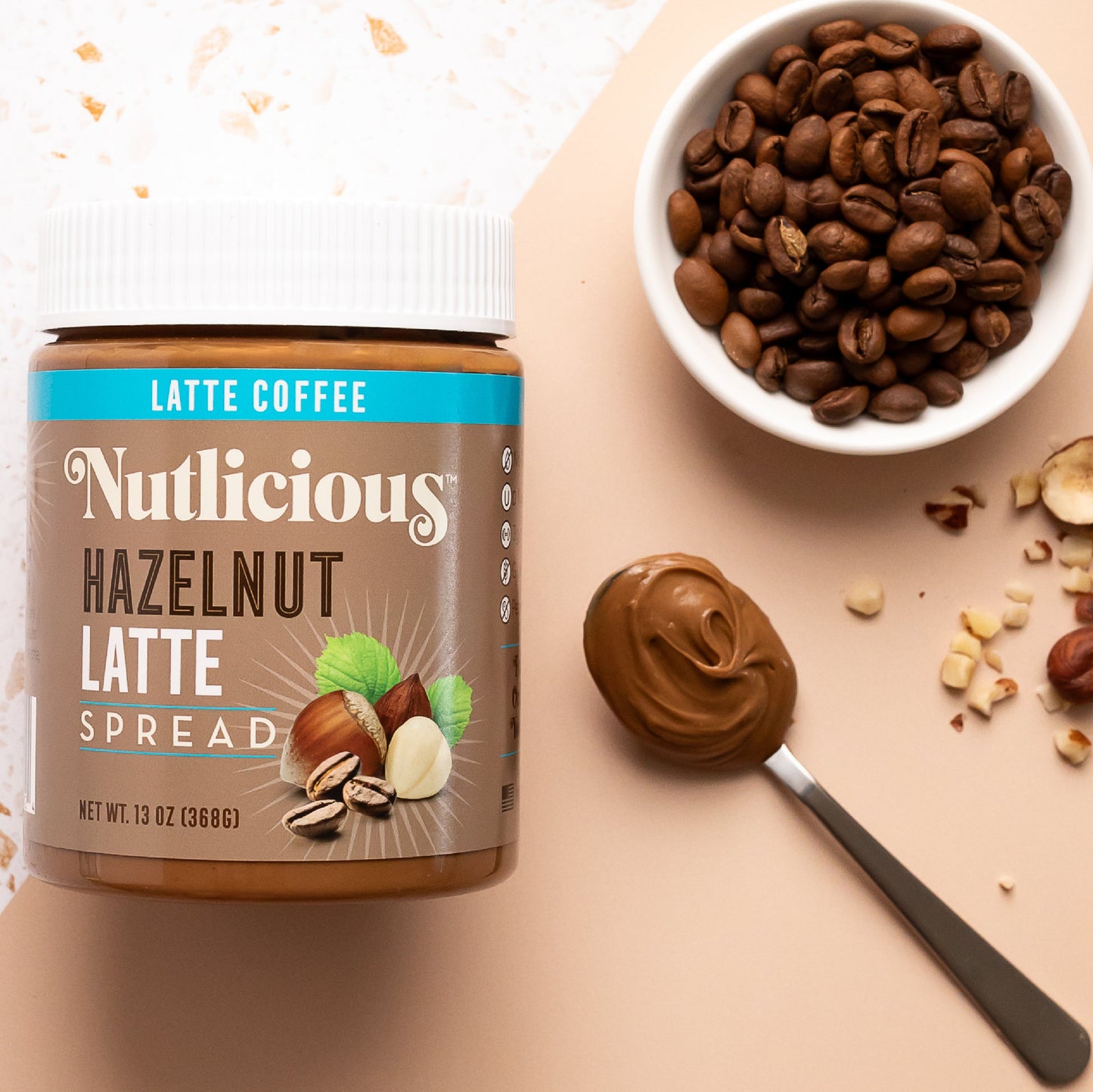 Hazelnut Latte Spread, 13 oz