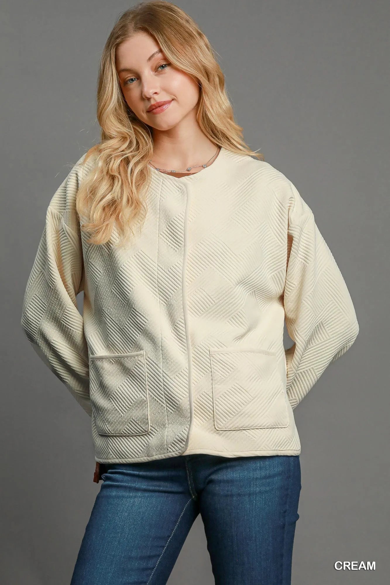 Textured Jacquard Jacket