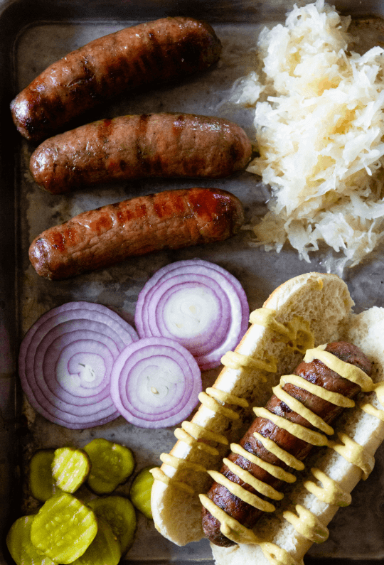 KC Cattle Company Wagyu Bacon Cheeseburger Bratwurst