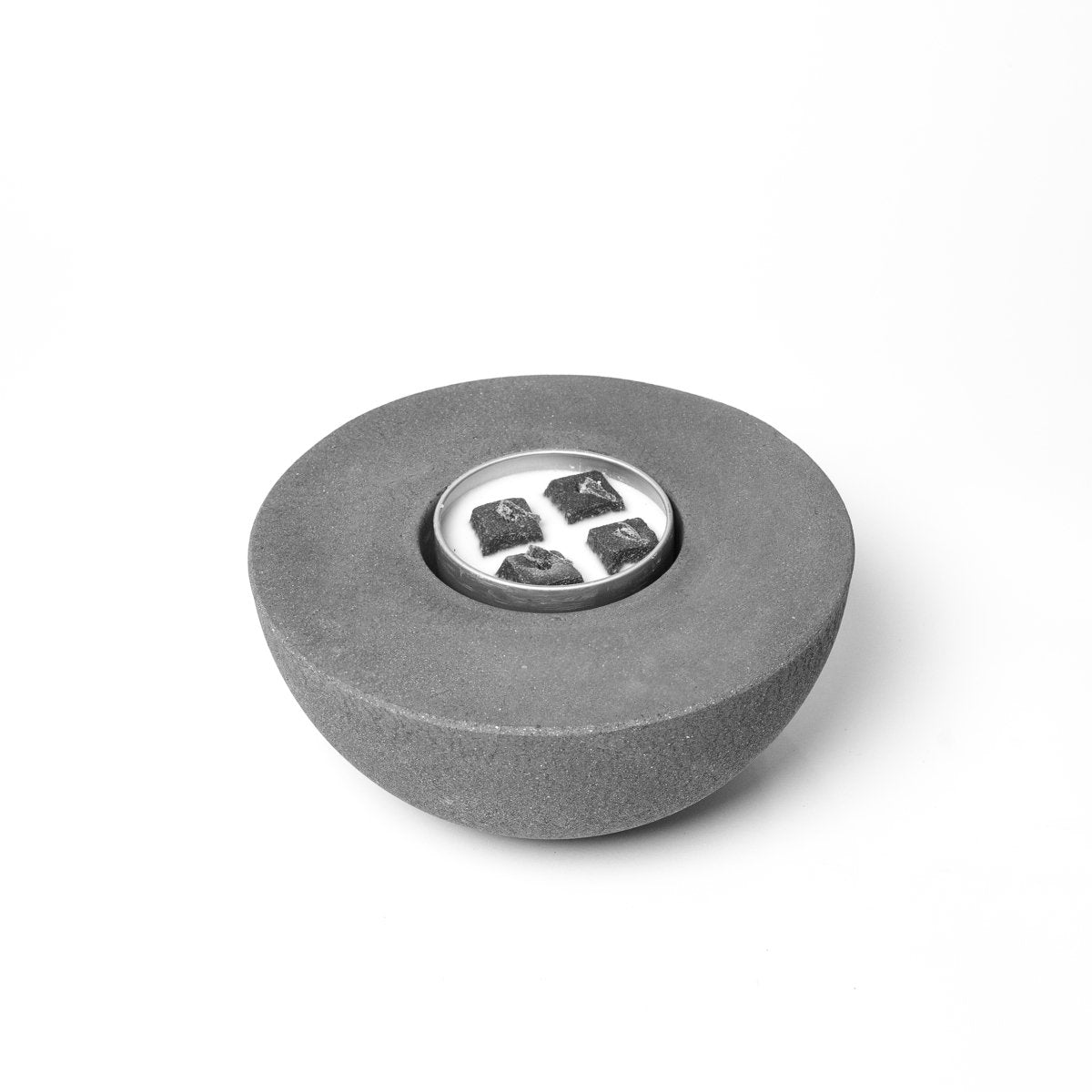 City Bonfires Concrete Semi-Round Fire Pit
