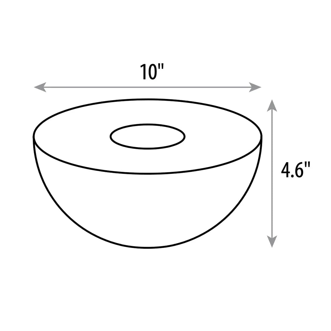 City Bonfires Concrete Semi-Round Fire Pit