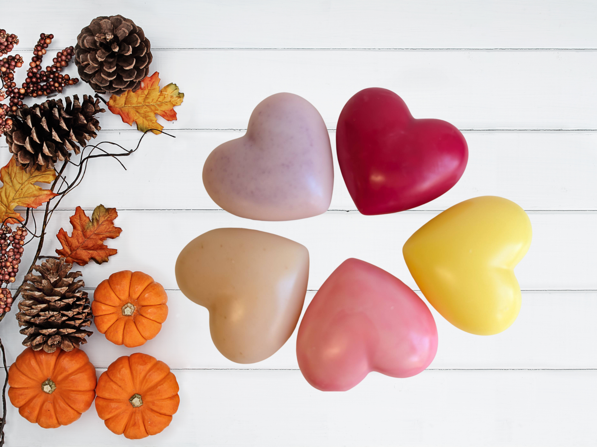 Handcrafted Closet & Drawer heart Sachet - Cozy & Comforting  – Warm, Inviting Scents for Relaxation & Seasonal Gifting - Scented Wax Heart Freshener