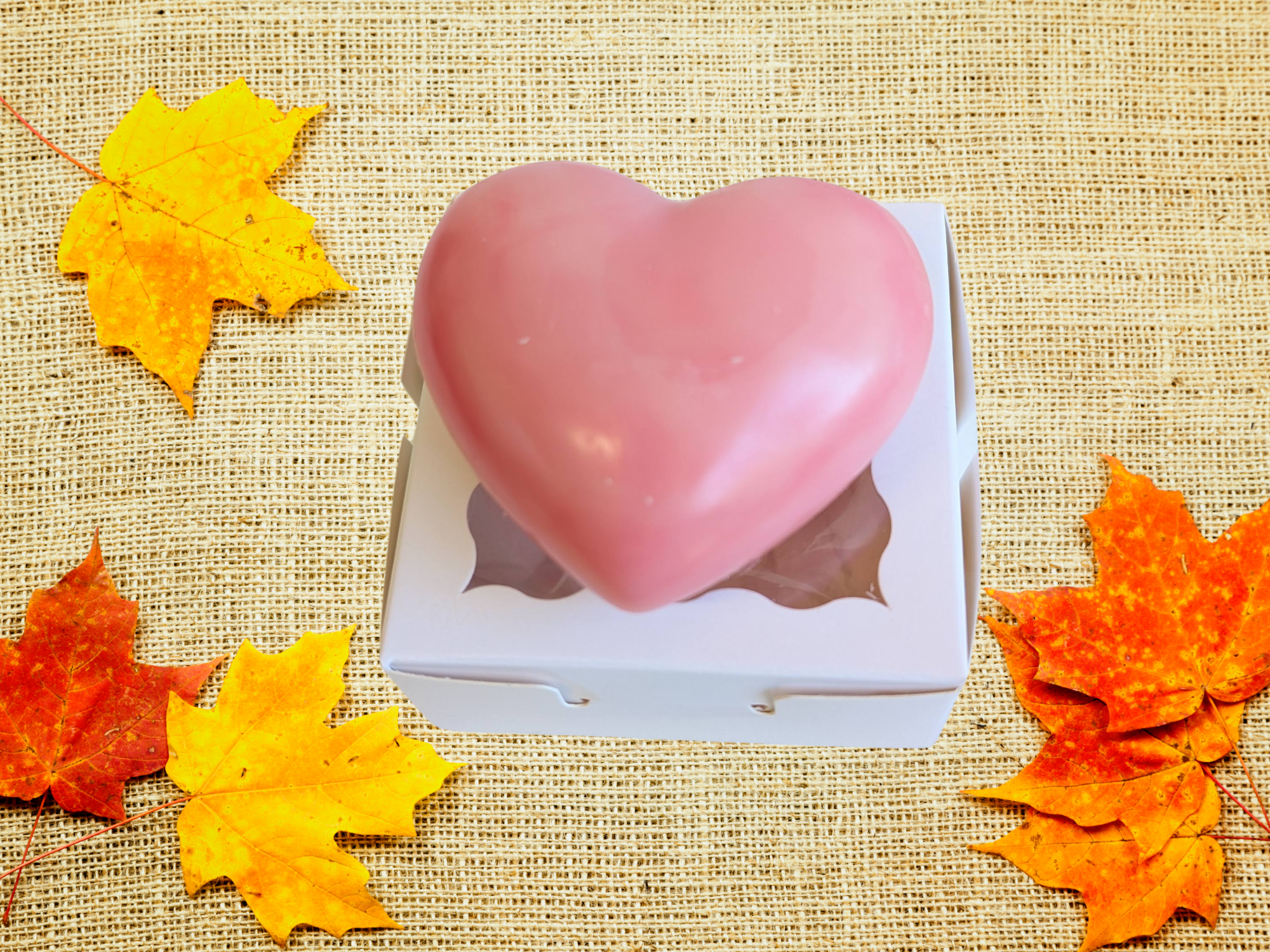 Handcrafted Closet & Drawer heart Sachet - Cozy & Comforting  – Warm, Inviting Scents for Relaxation & Seasonal Gifting - Scented Wax Heart Freshener