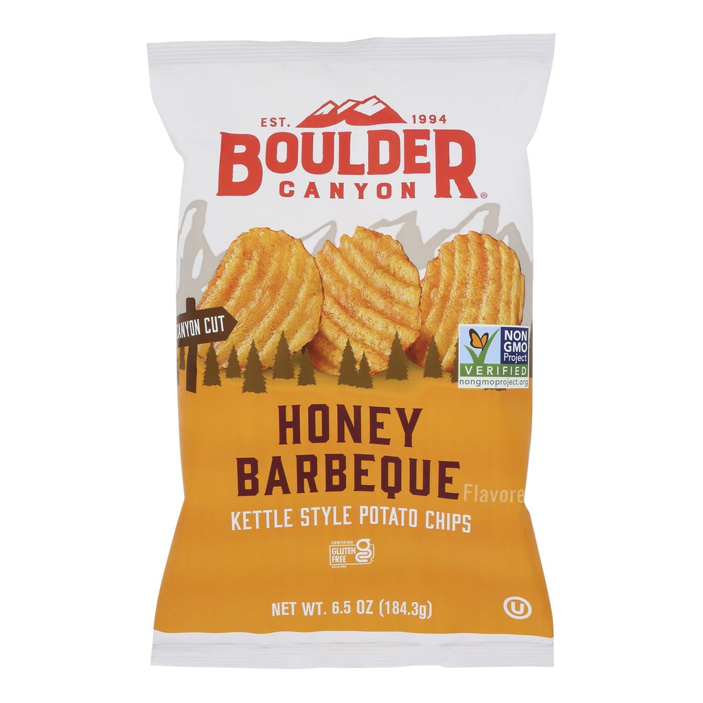 Boulder Canyon Honey BBQ Chips, 12-Pack, 6.5 Oz