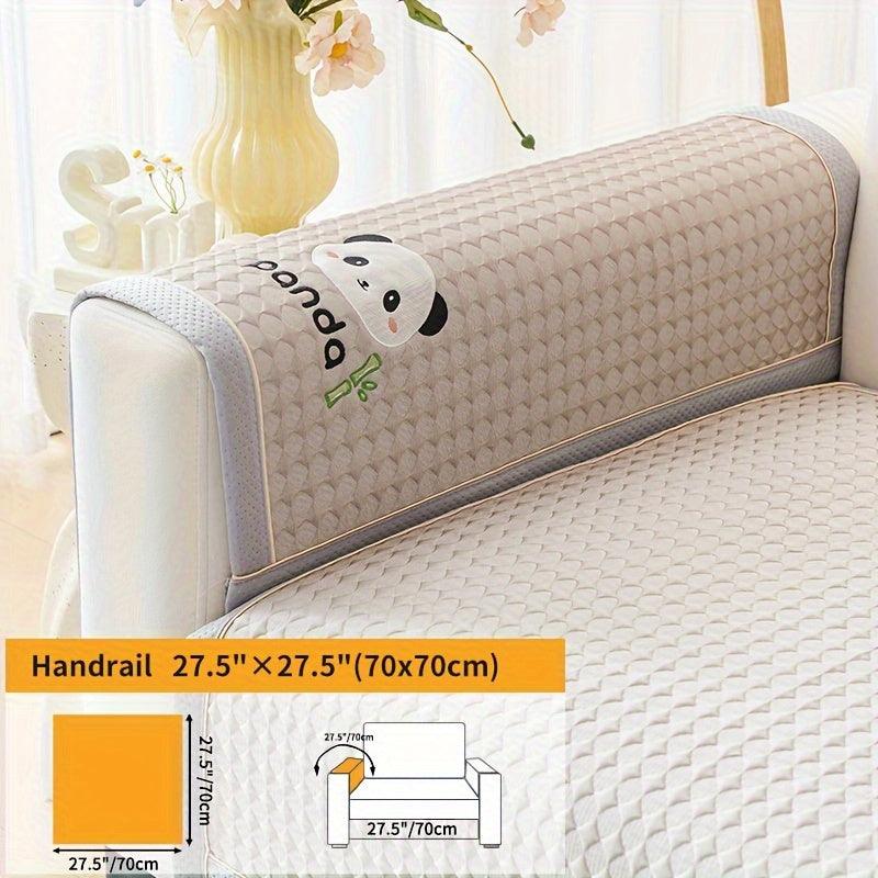 Waterproof Couch Cover, Non-Slip Panda Pattern Sofa Cover