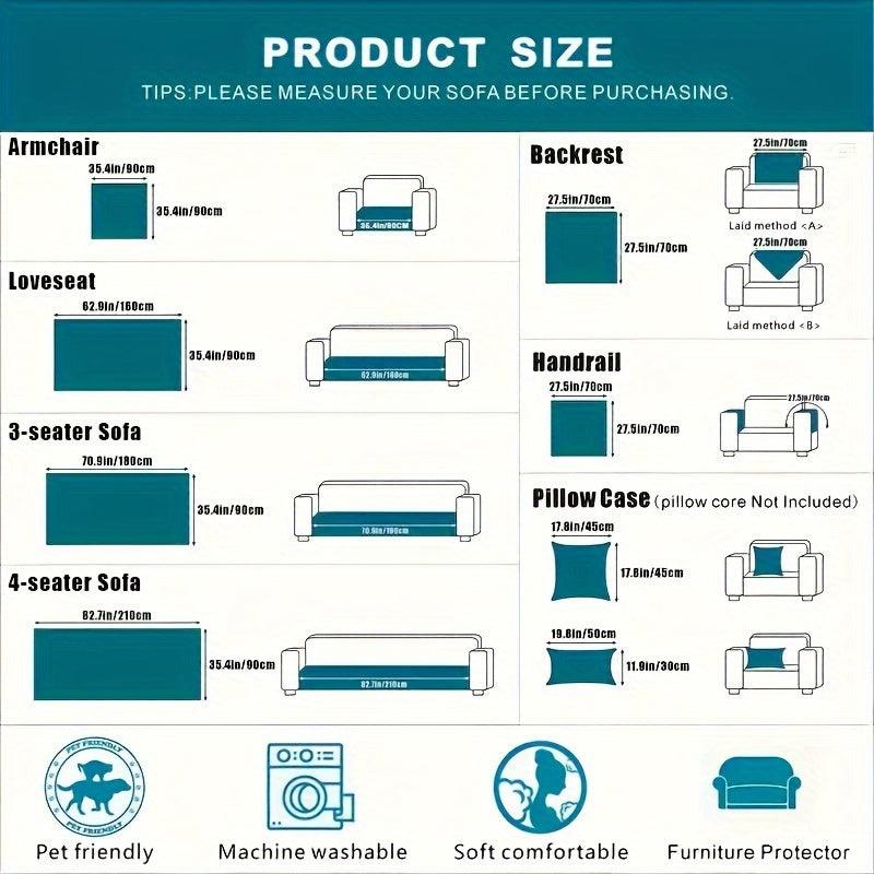 Molly Mutt Couch Cover - Soft, Cozy, and Non-Slip Plush Sofa Protector