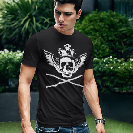 Drum Skull In The Dark T-Shirt