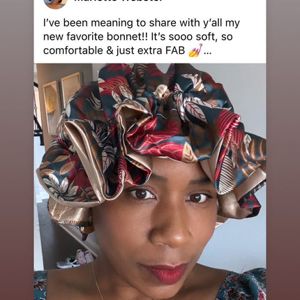 Good Vibes Only All Satin Bonnet