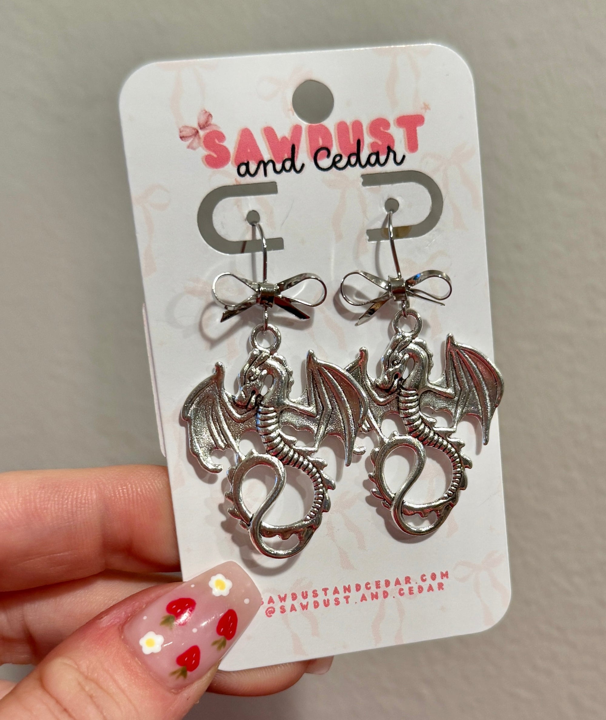Dragon Bow Earrings