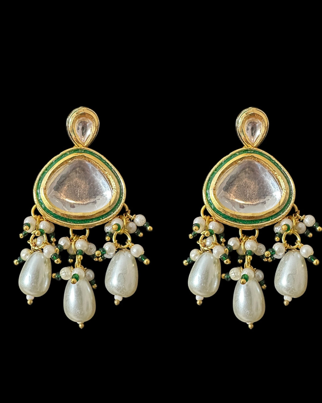 PS550 High quality kundan and pearl pendant set ( SHIPS IN 3 WEEKS )