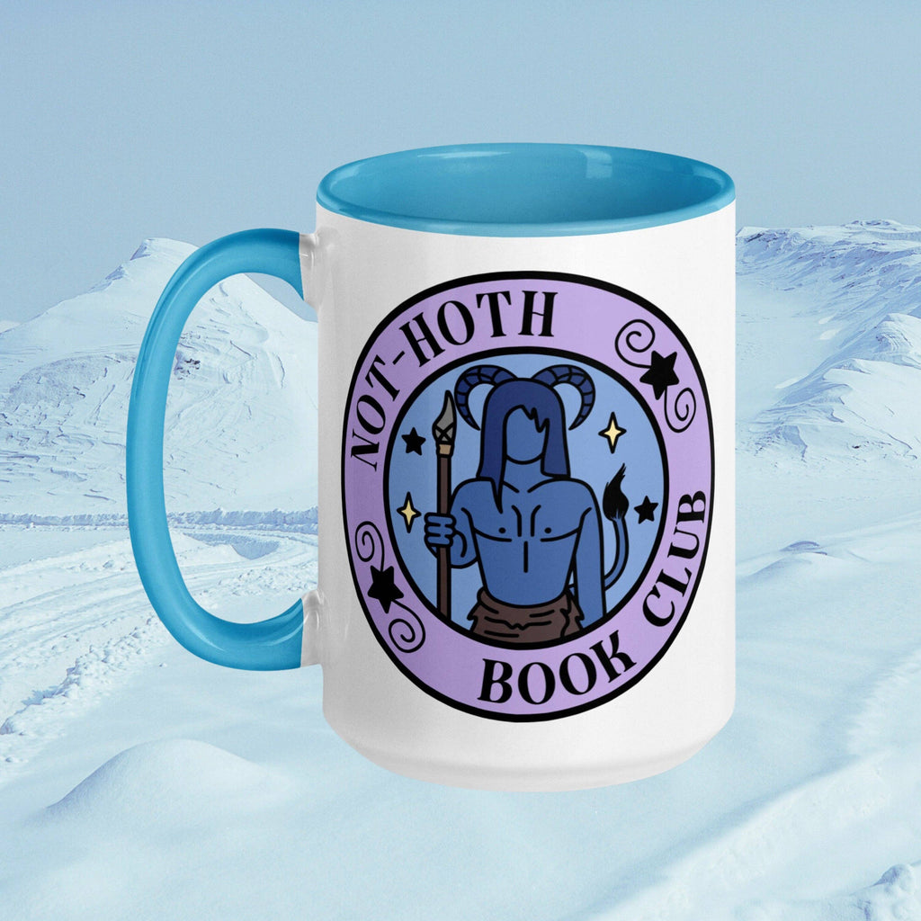 CrescentCatCo - Not Hoth Book Club Mug | Alien Smut Bookish Mug | Sci Fei Monster Romance Coffee Cup | Barbarian Book Lover Gift | Ice Planet Merch