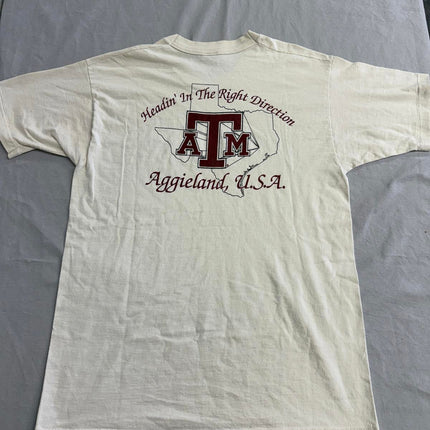 Vintsage Texas A&M University T-shirt - Aggies 1997 L