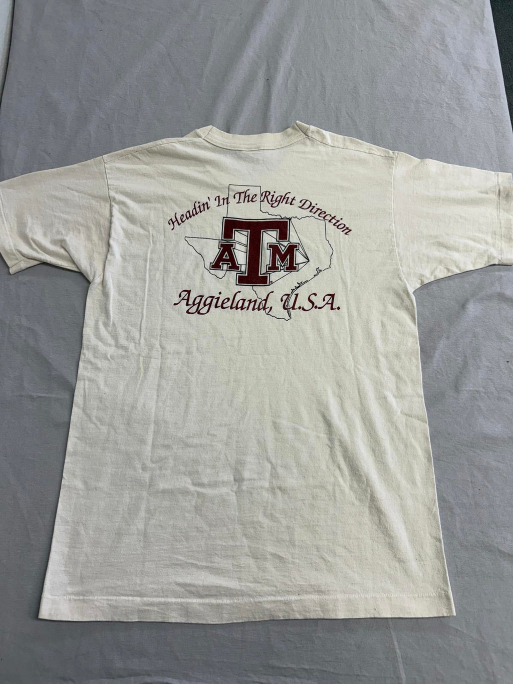 Vintsage Texas A&M University T-shirt - Aggies 1997 L