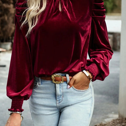 Robyn's Velvet Blouse