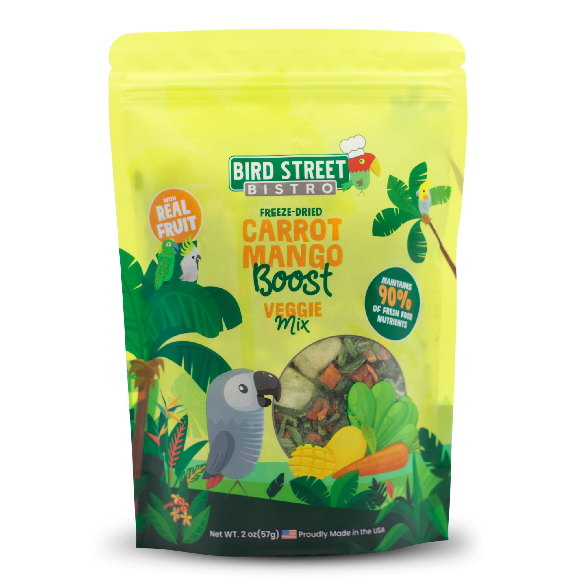 Carrot Mango Boost - Parrot Veggies Mix