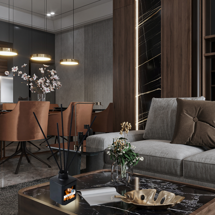Bold & Masculine Reed Diffuser Collection – Sophisticated Scents with Obsidian, Currant, Wood & Smoke