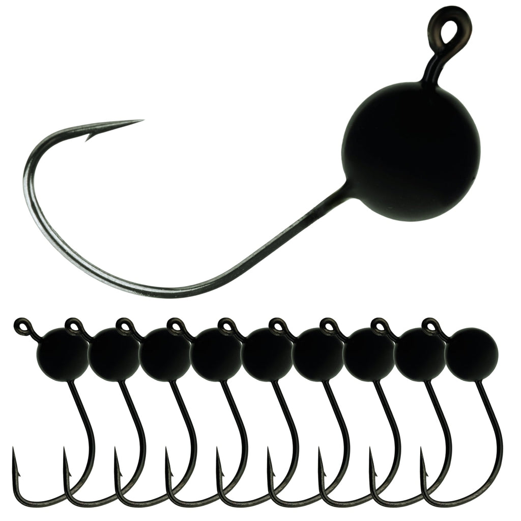 Reaction Tackle Lead Wacky Jigs- 10-PACK- Ultra Sharp - New