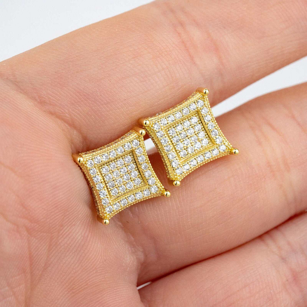 14K Gold Kite Earrings