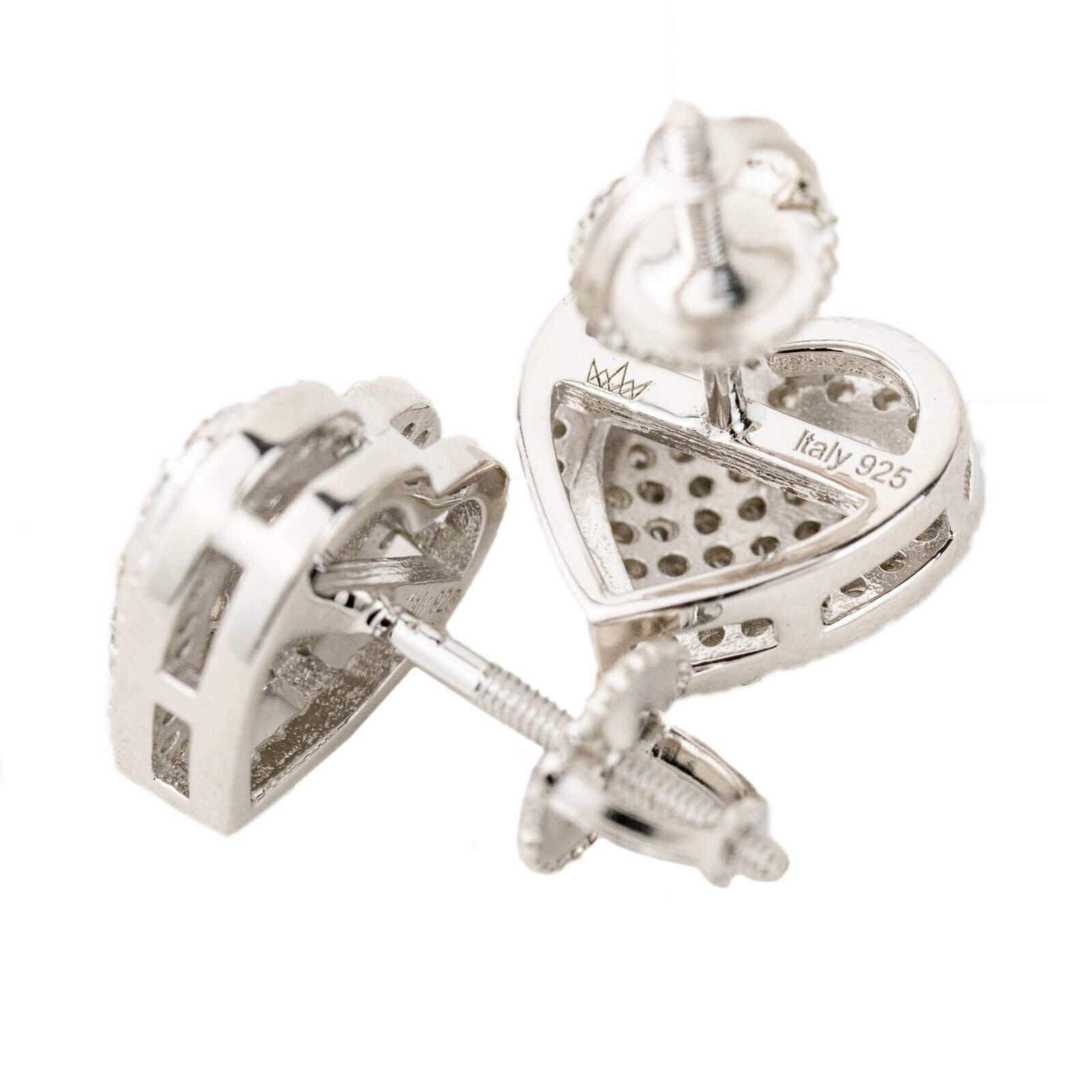 Heart Shaped Stud Earrings