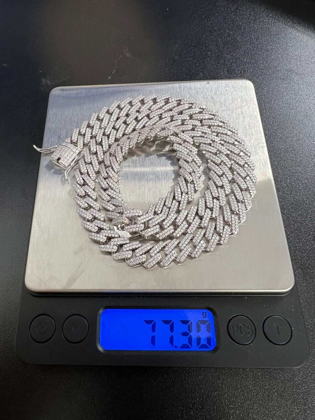 10mm Moissanite Miami Cuban Chain