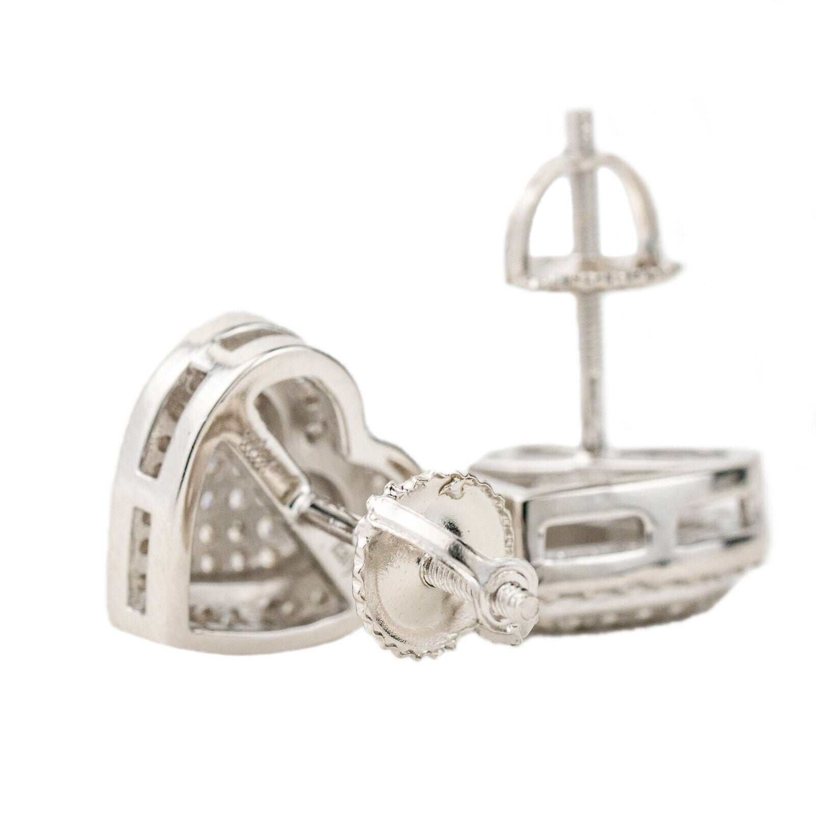 Heart Shaped Stud Earrings