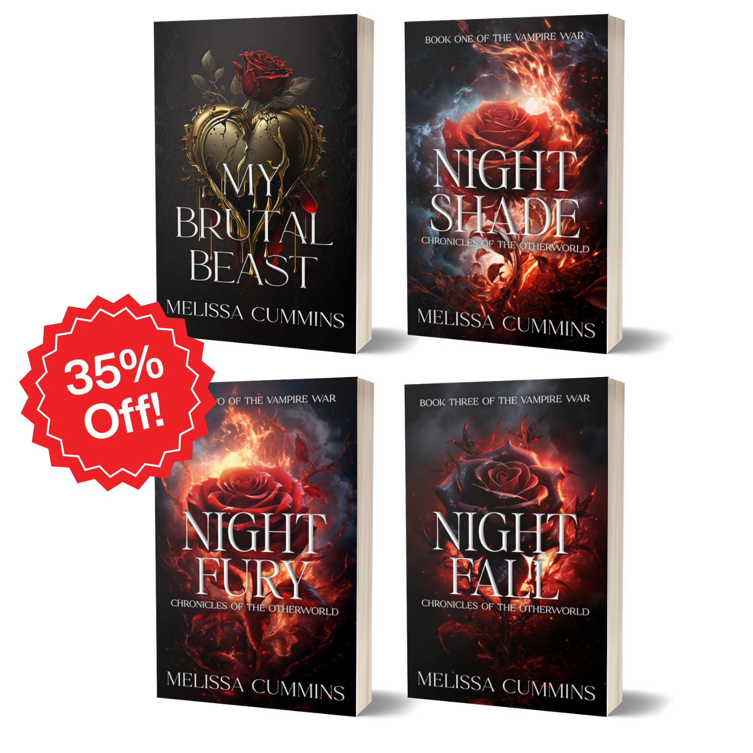 Melissa Cummins Immortal Book Boyfriends Paperback Bundle