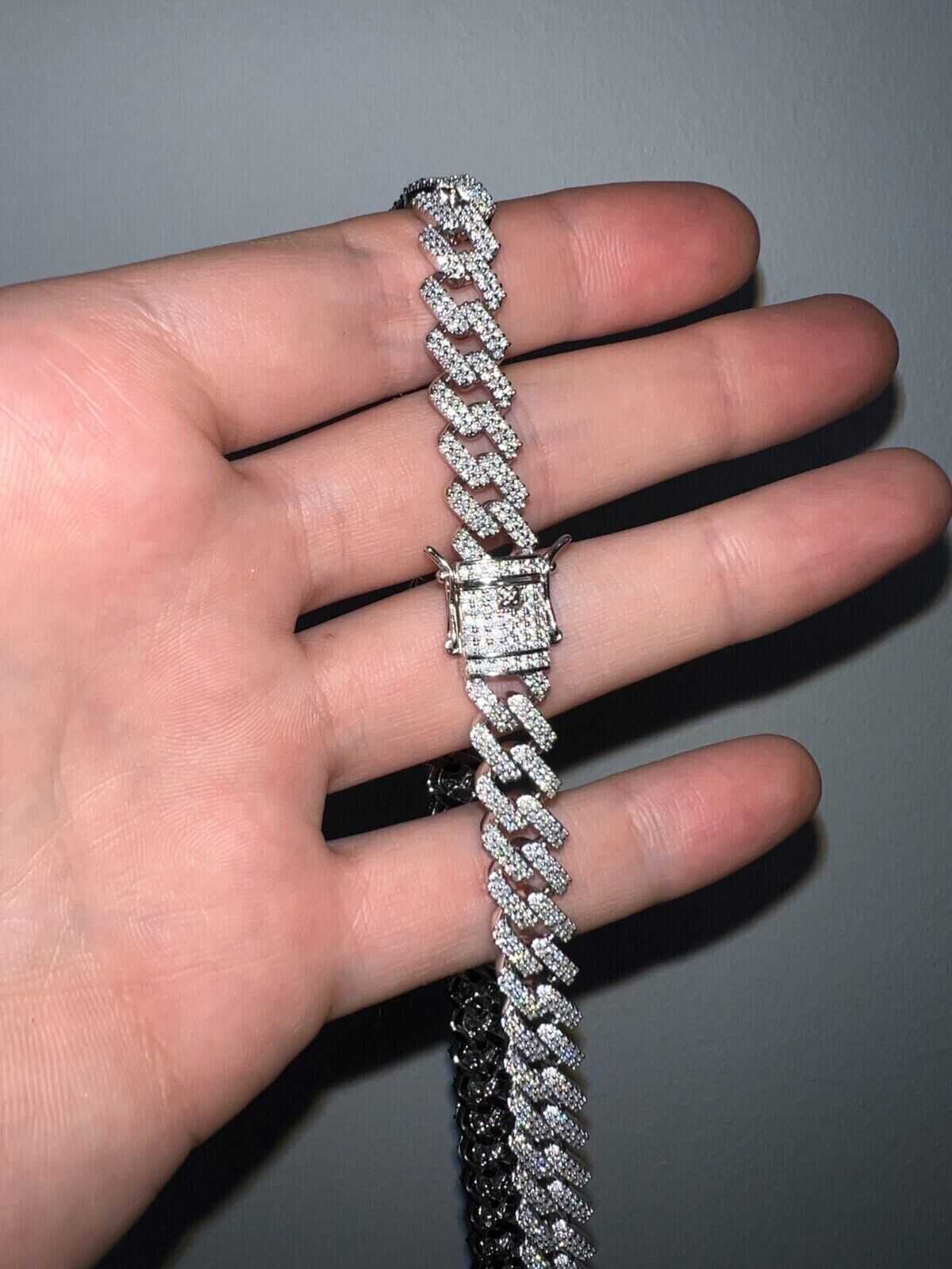 10mm Moissanite Miami Cuban Chain