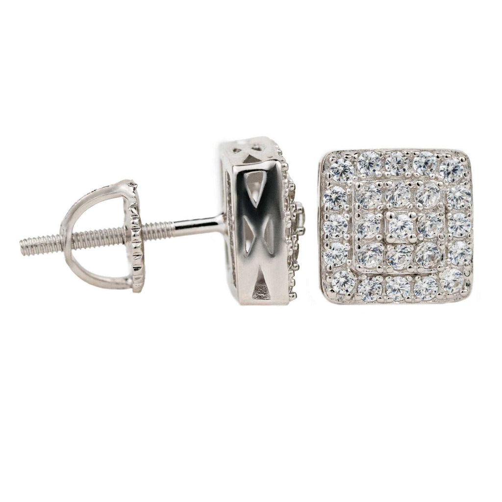 Square Stud Earrings