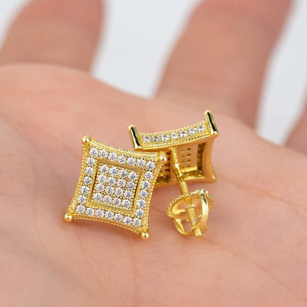 14K Gold Kite Earrings