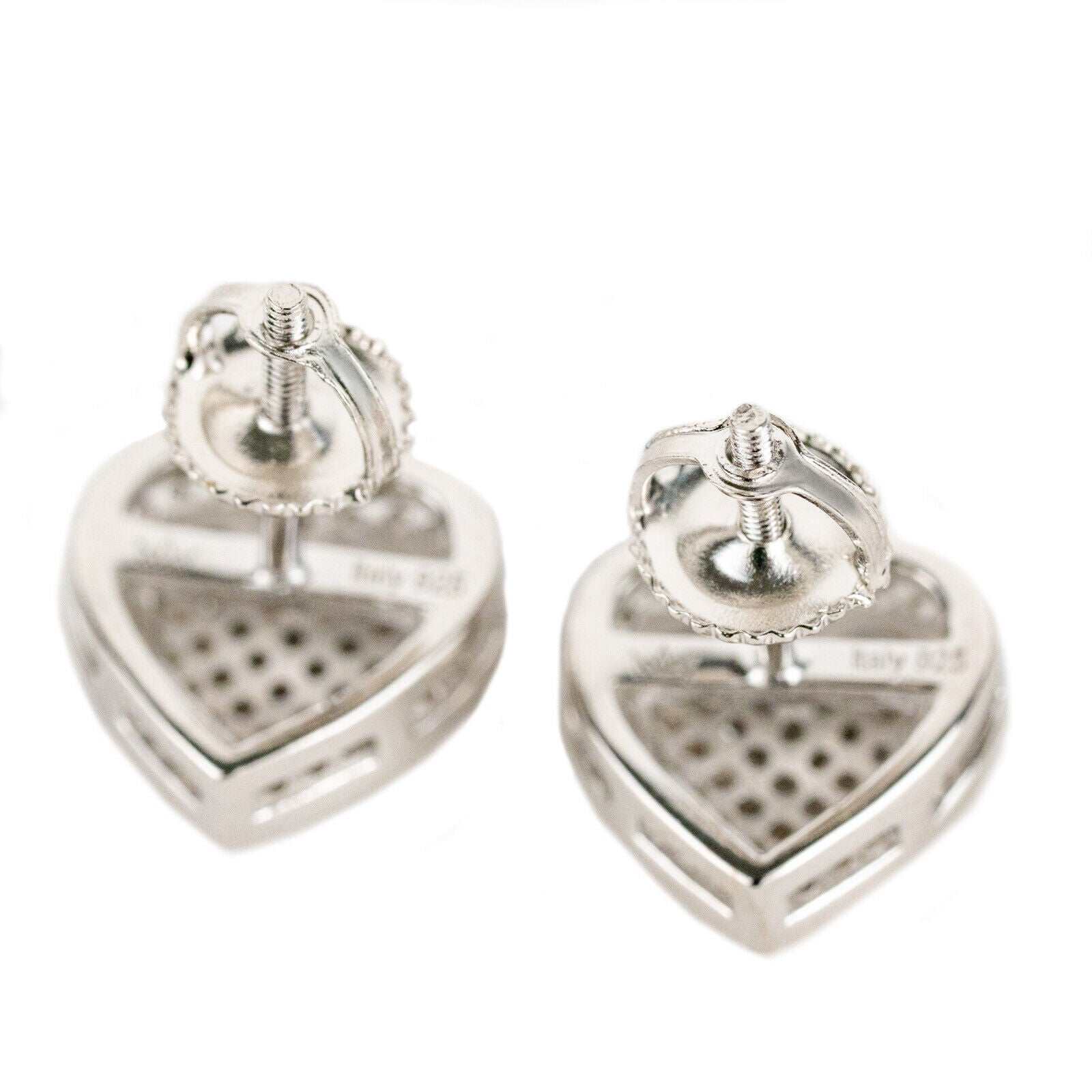Heart Shaped Stud Earrings