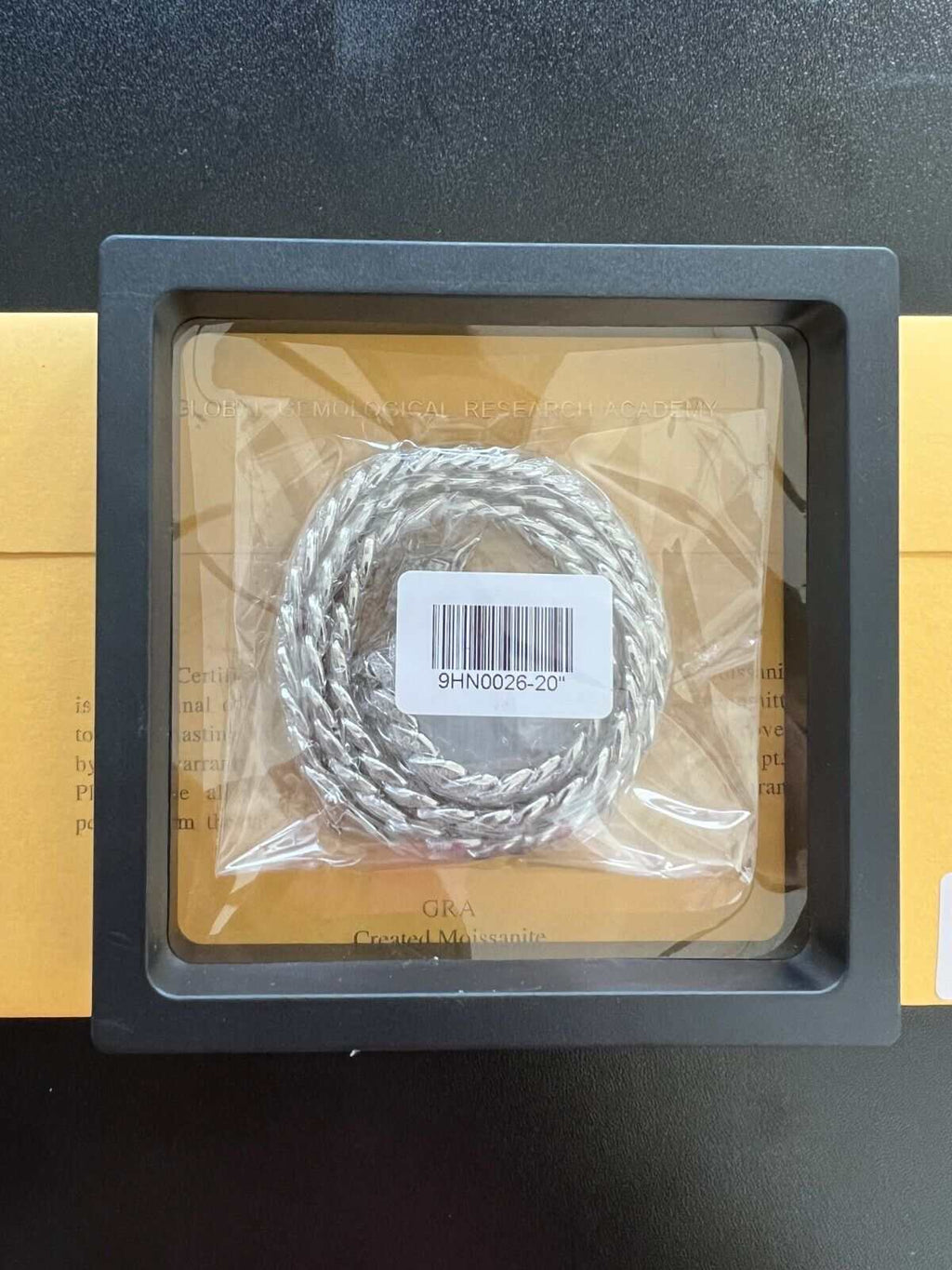 9MM Moissanite Real Miami Cuban Chain Necklace