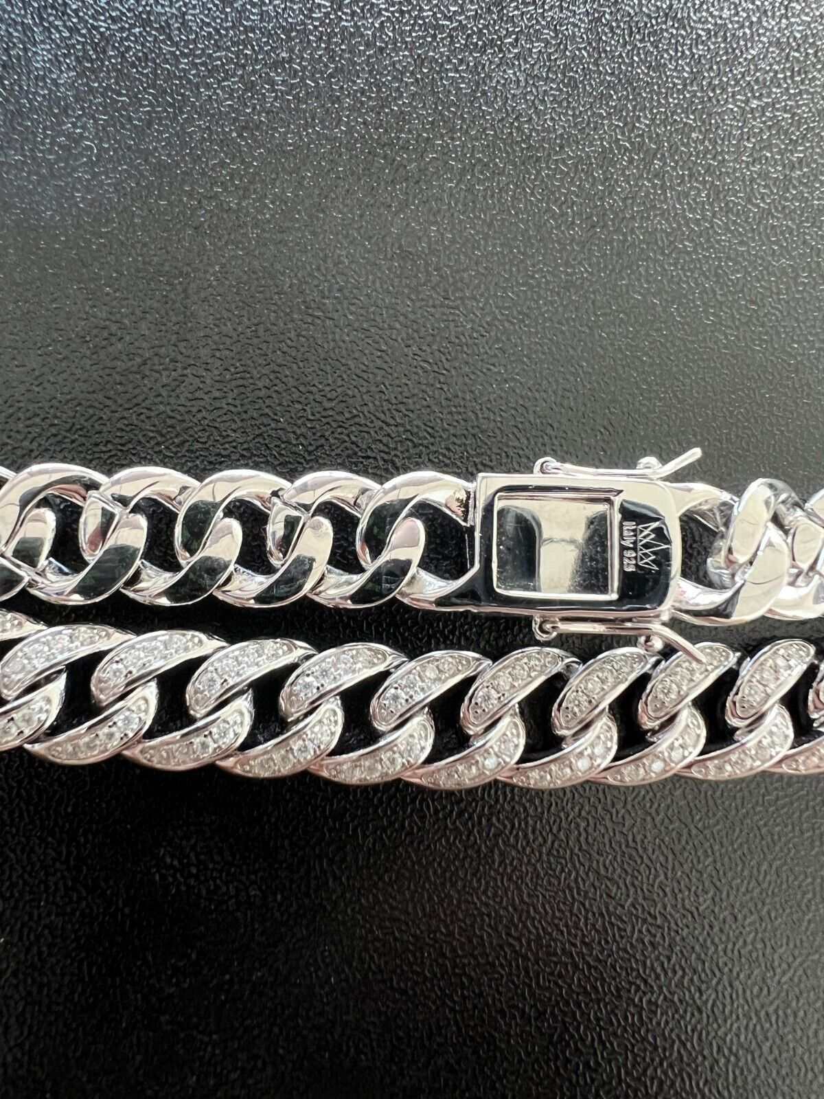 9MM Moissanite Real Miami Cuban Chain Necklace