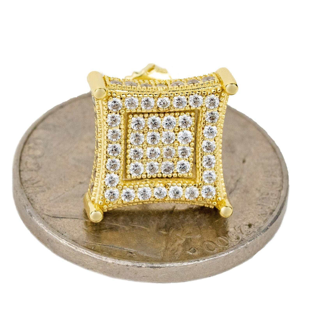 14K Gold Kite Earrings