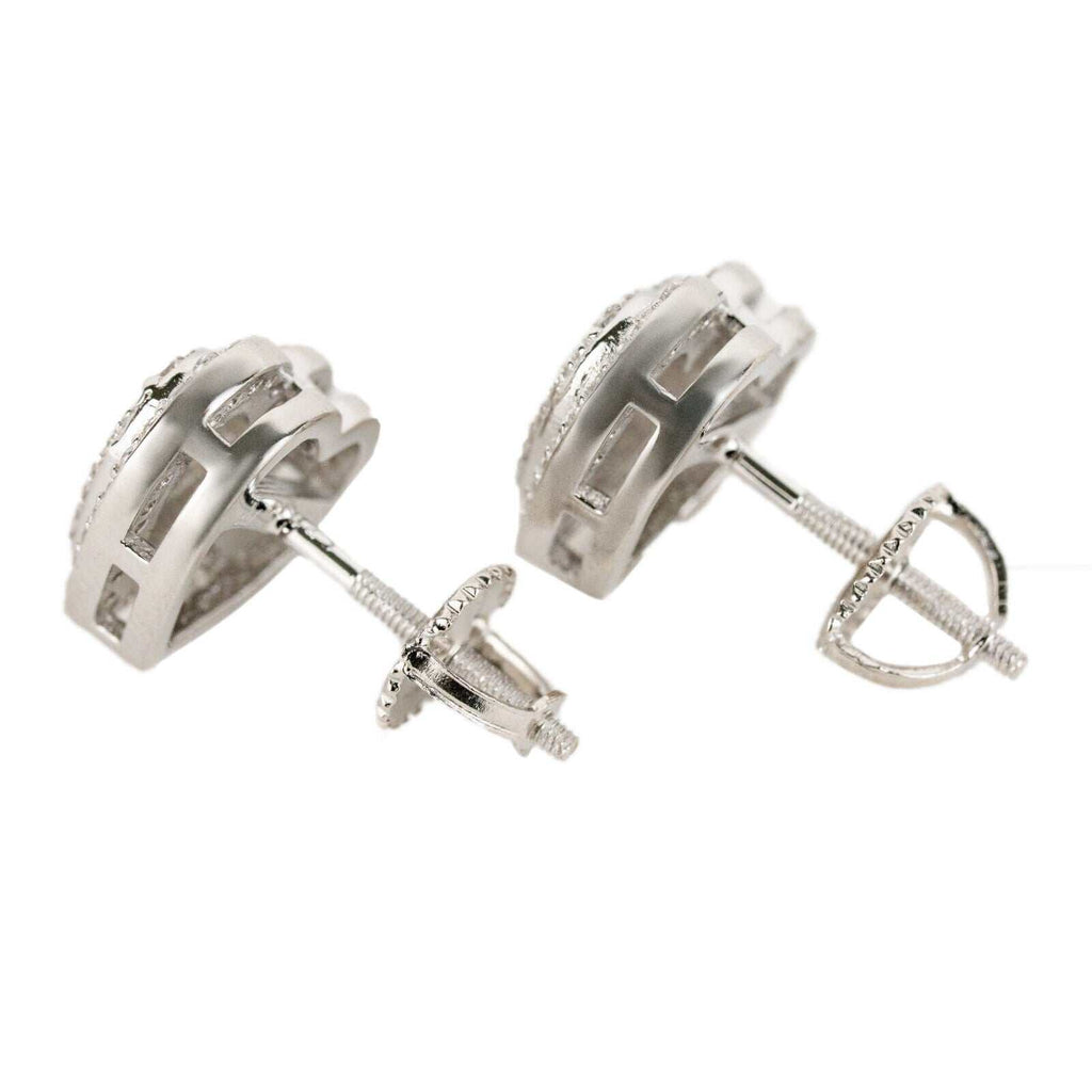 Heart Shaped Stud Earrings