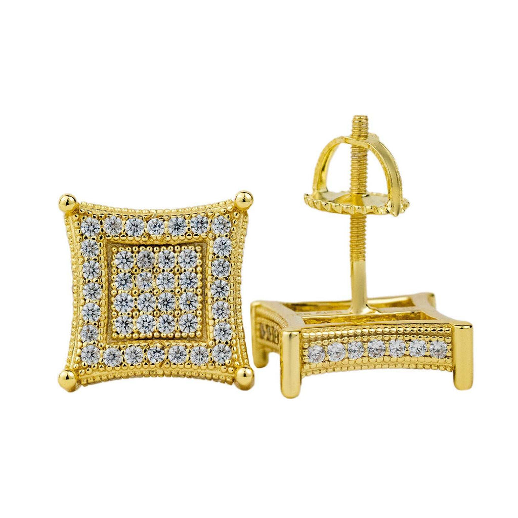 14K Gold Kite Earrings