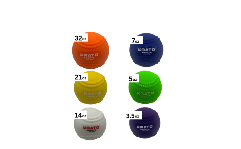 Arm Care Velo Training Balls | Pitching Weighted Balls