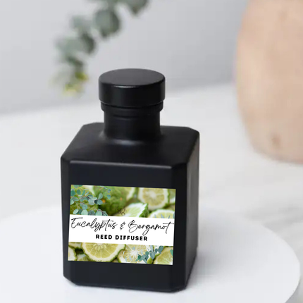 Bold & Masculine Reed Diffuser Collection – Sophisticated Scents with Obsidian, Currant, Wood & Smoke