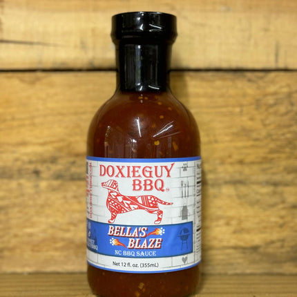 Bella’s Blaze – Sweet & Spicy Finishing BBQ Sauce (12 oz)