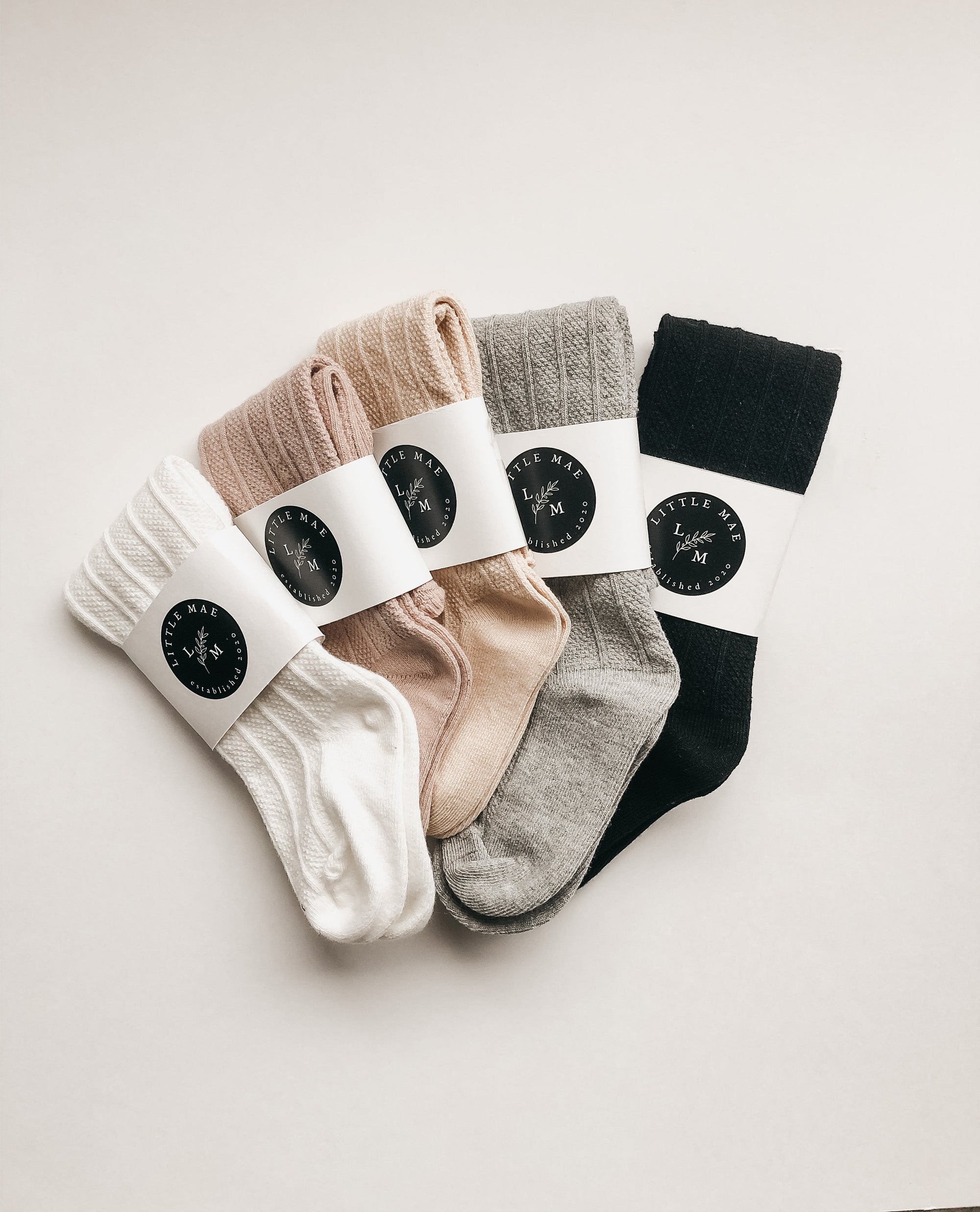 Ruffle Cotton Knee High Socks