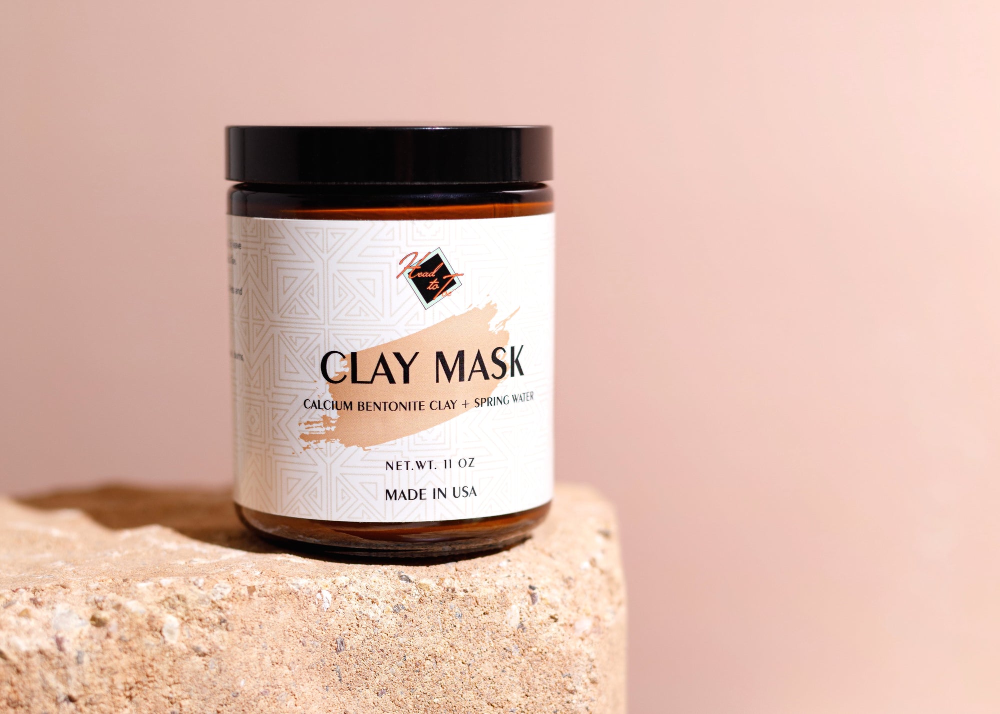 Calcium Bentonite Clay Face Mask - Ready-to-Use, Pure Spring Water
