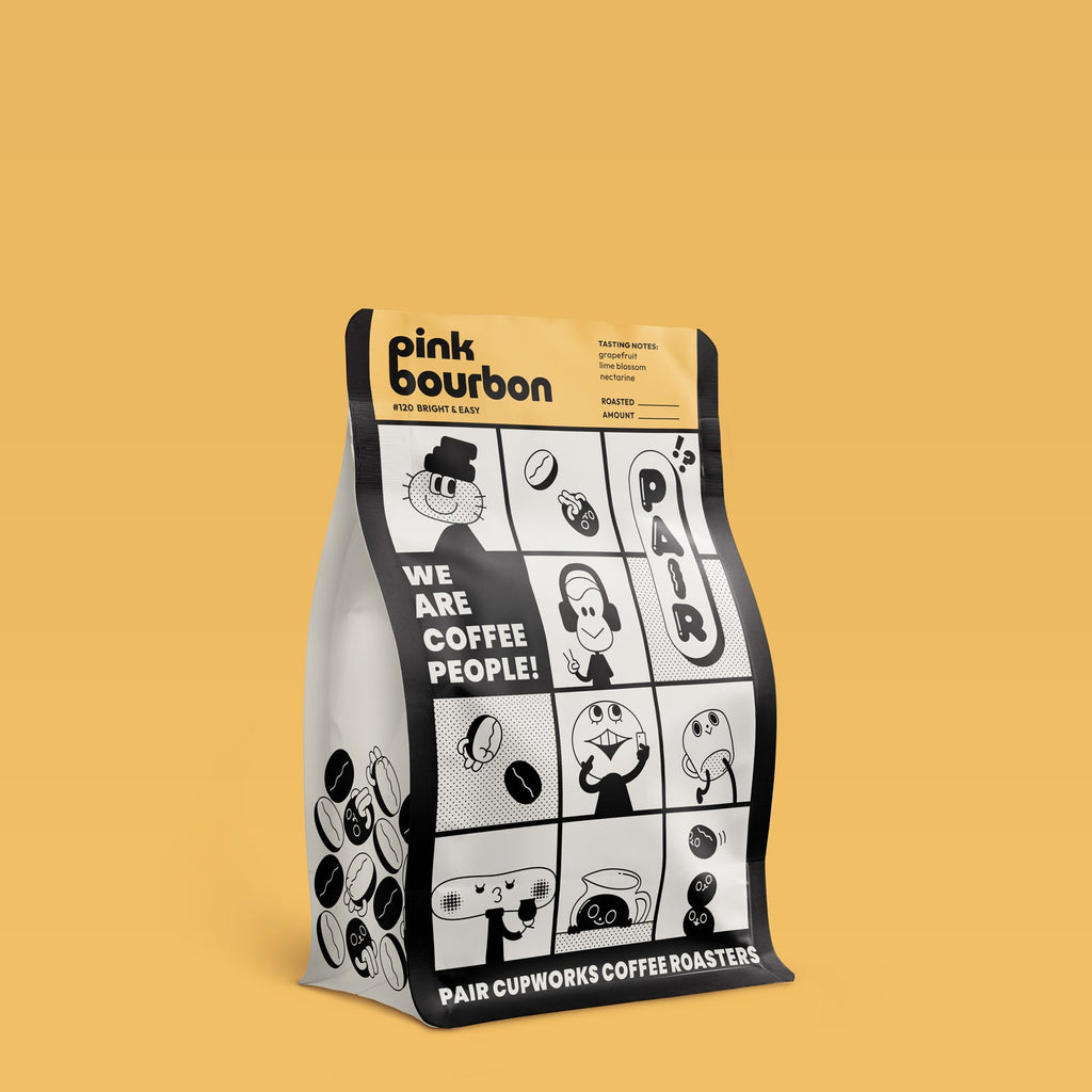 #125 Washed-Processed Pink Bourbon Coffee Beans from Colombia