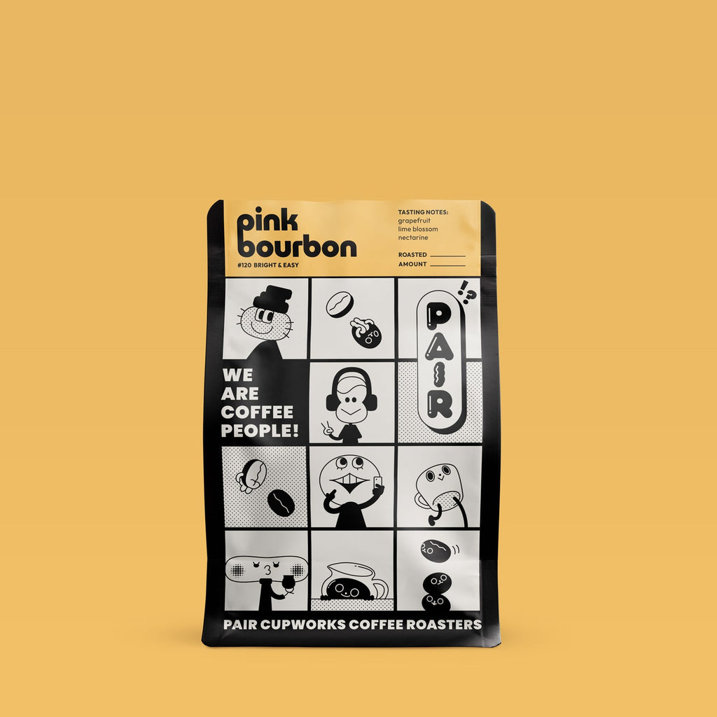 #125 Washed-Processed Pink Bourbon Coffee Beans from Colombia