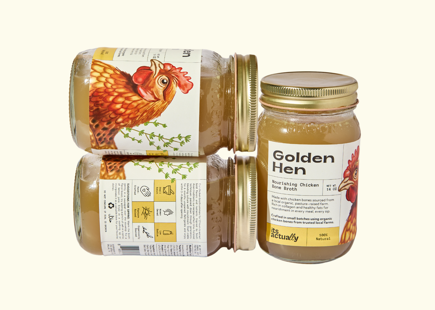 Its Actually Co. Nourishing Halal Chicken Bone Broth