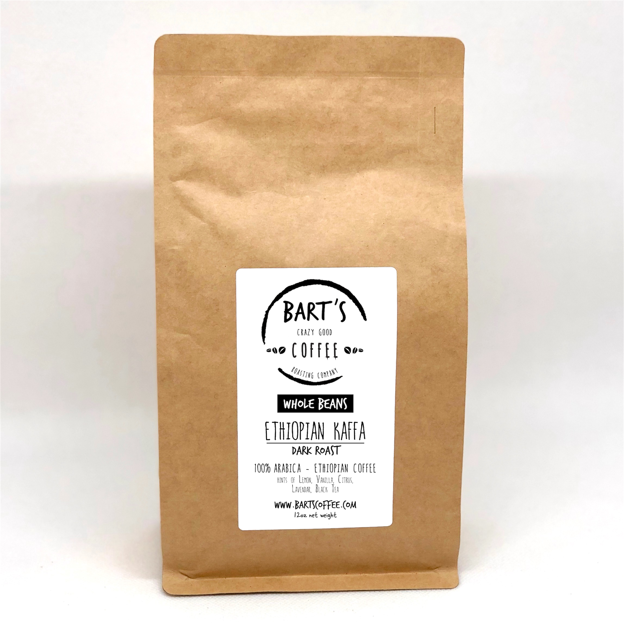 Bart's Crazy Good Coffee Roasting Company Ethiopian Kaffa (Dark Roast)